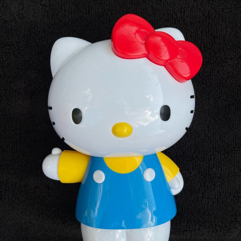 Hello Kitty Doll with Red Bow and Blue Dress